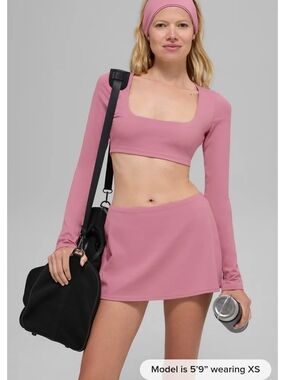 Alo Wild Rose Mini Skirt